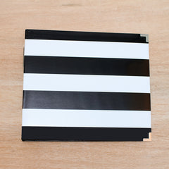 Black 8x8 Faux Leather Scrapbook Album - Project Life – Becky Higgins